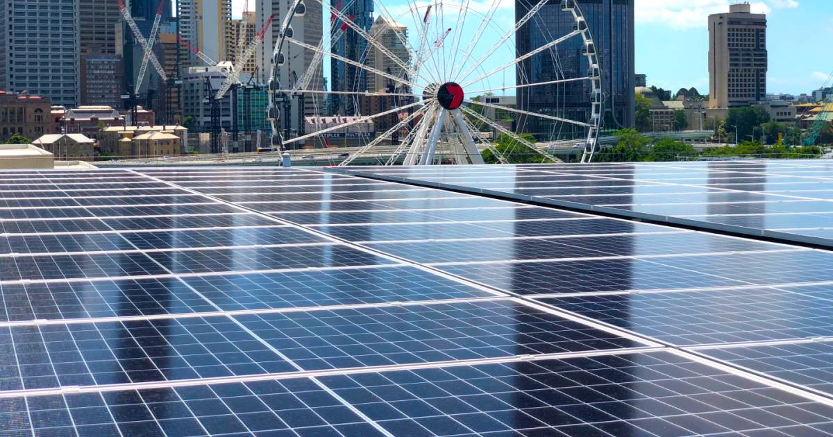 Brisbane Convention & Exhibition Centre solar panels
