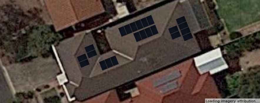 Solar panel layout