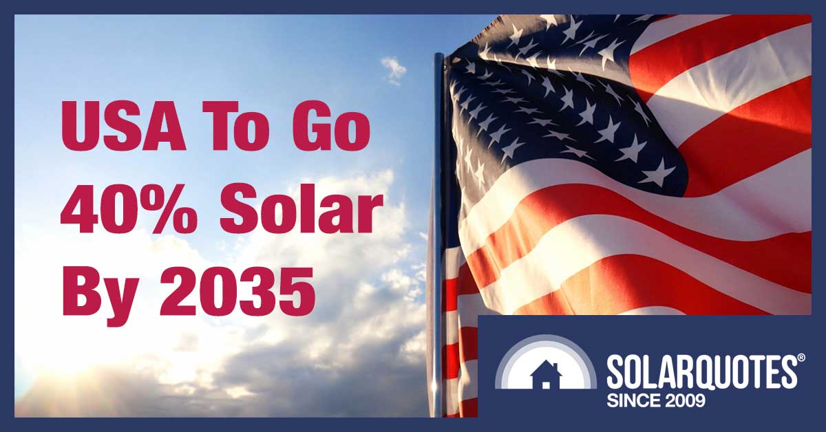 USA solar power goal 
