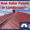 Solar panels - portrait or landscape?