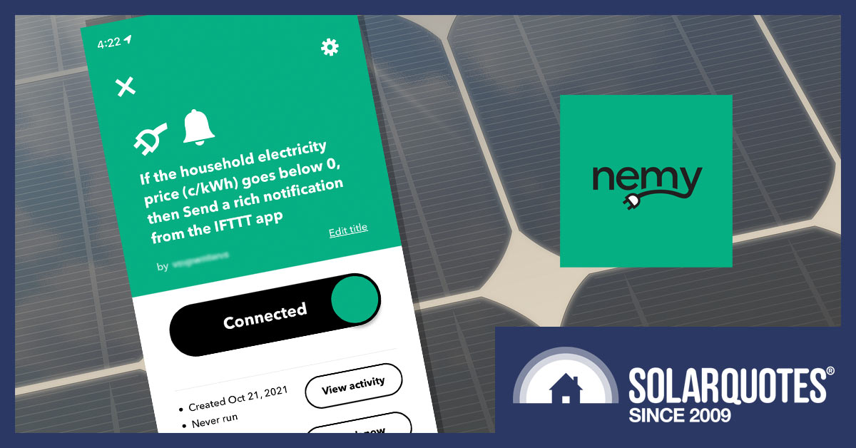 nemy - a nifty way to monitor electricity prices and the energy mix