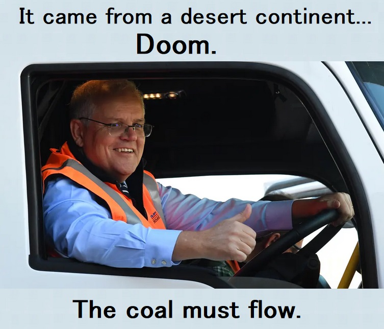 Australian Prime Minister Scott Morrison - coal