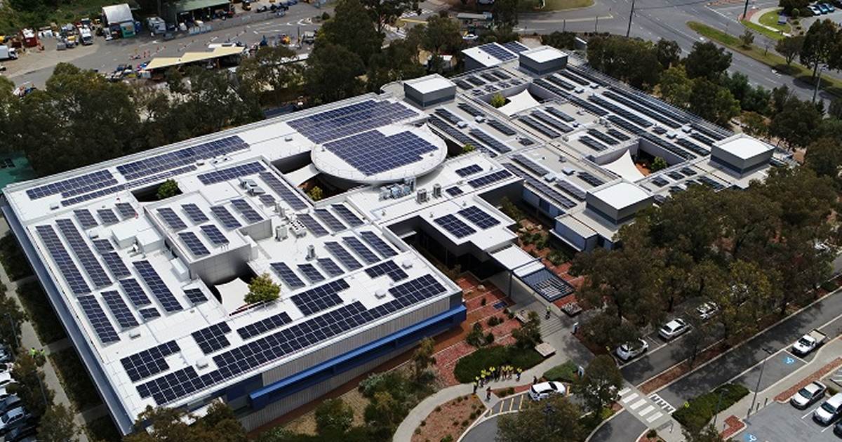 Water Corporation solar installation