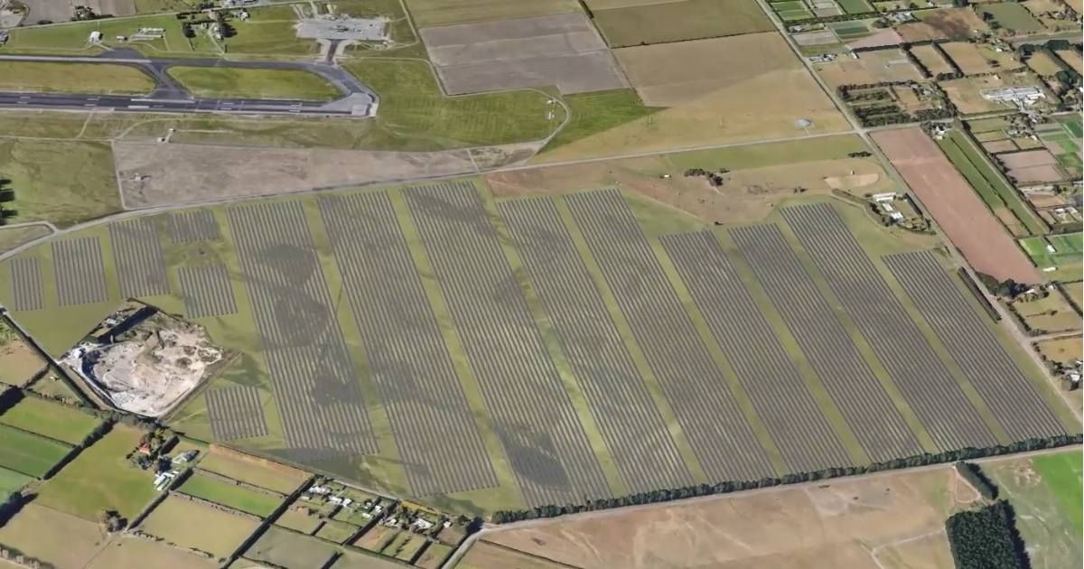 Solar farms in New Zealand