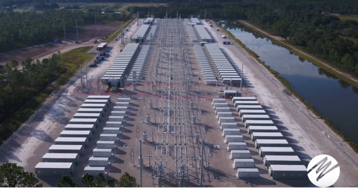 FPL solar powered battery facility