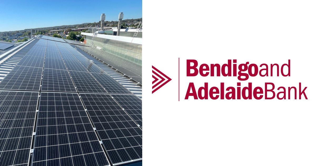 Bendigo Bank solar panels