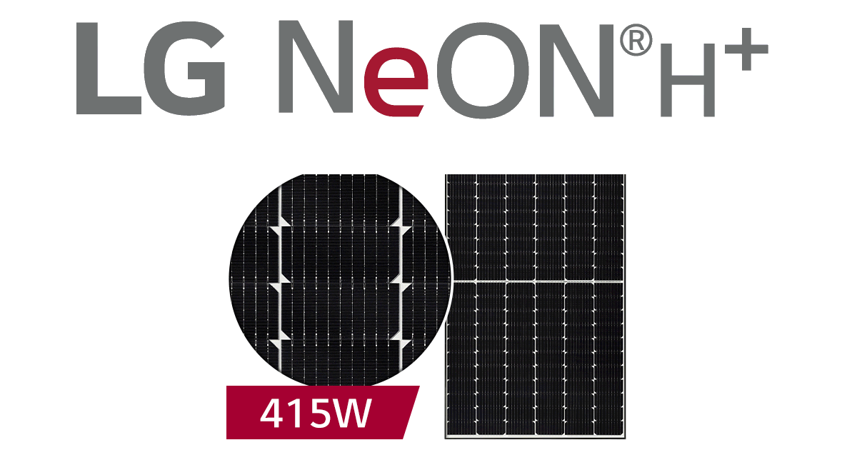 LG NeOn H+ Solar Panels - 415W