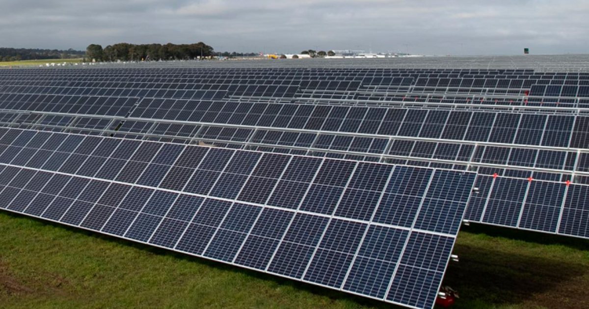 Melbourne Airport solar farm