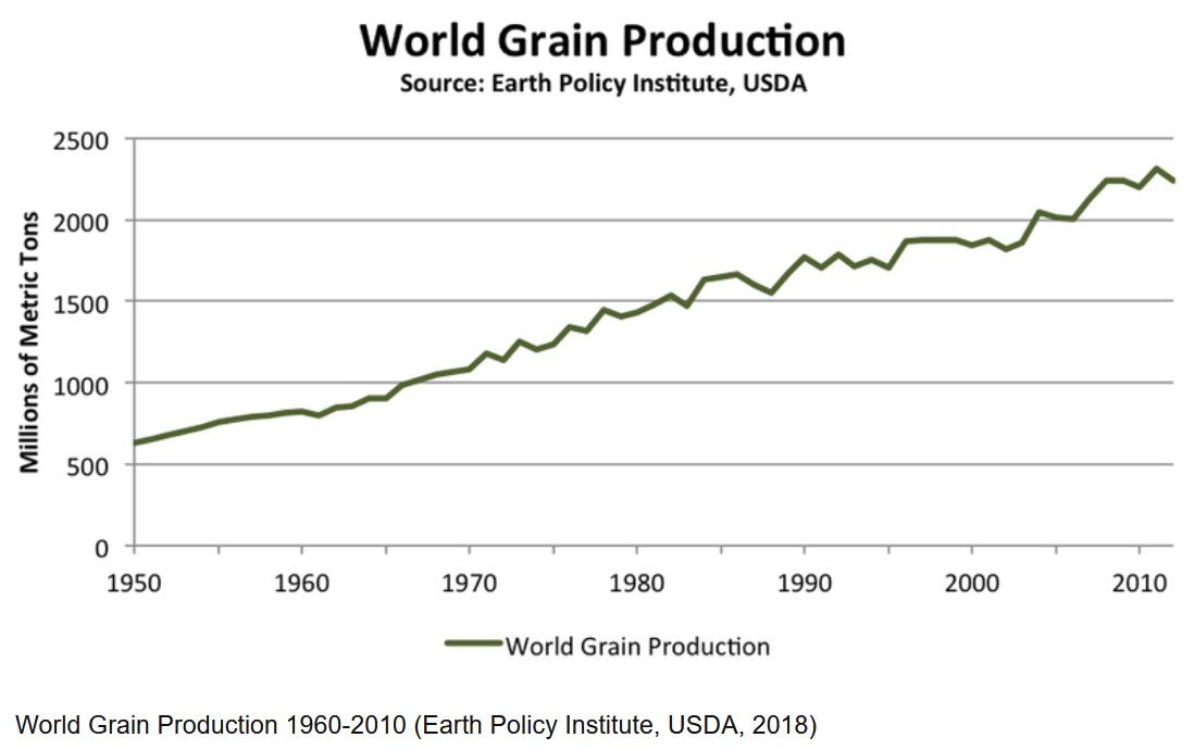 World grain production