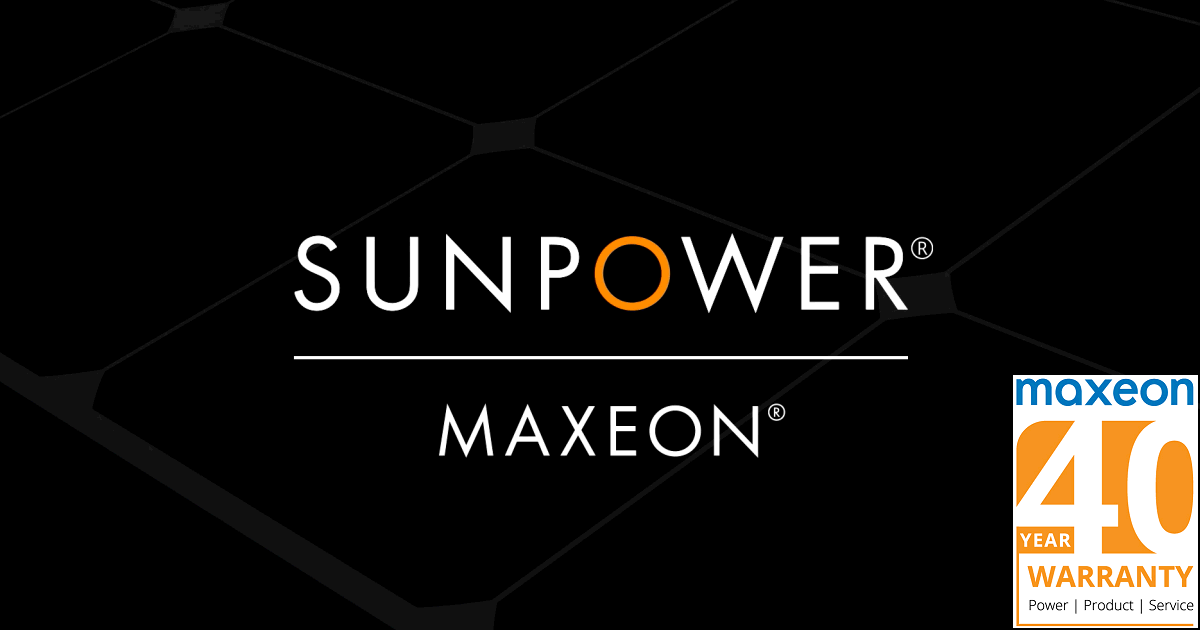SunPower Maxeon solar panel warranty
