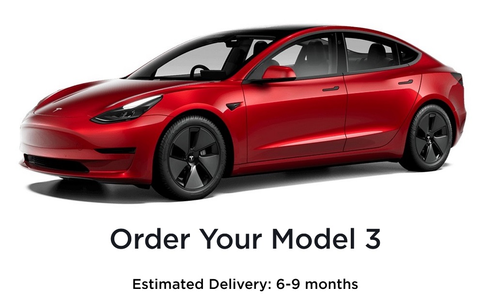 Tesla Model 3 delivery time Australia