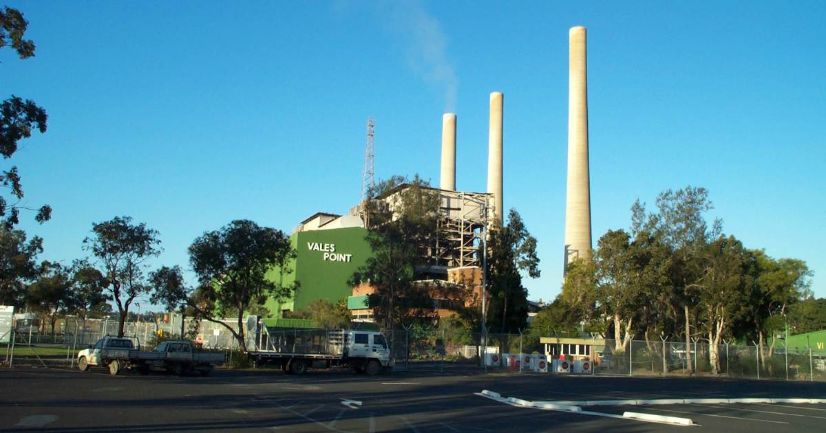 Coal power plant pollution in Australia