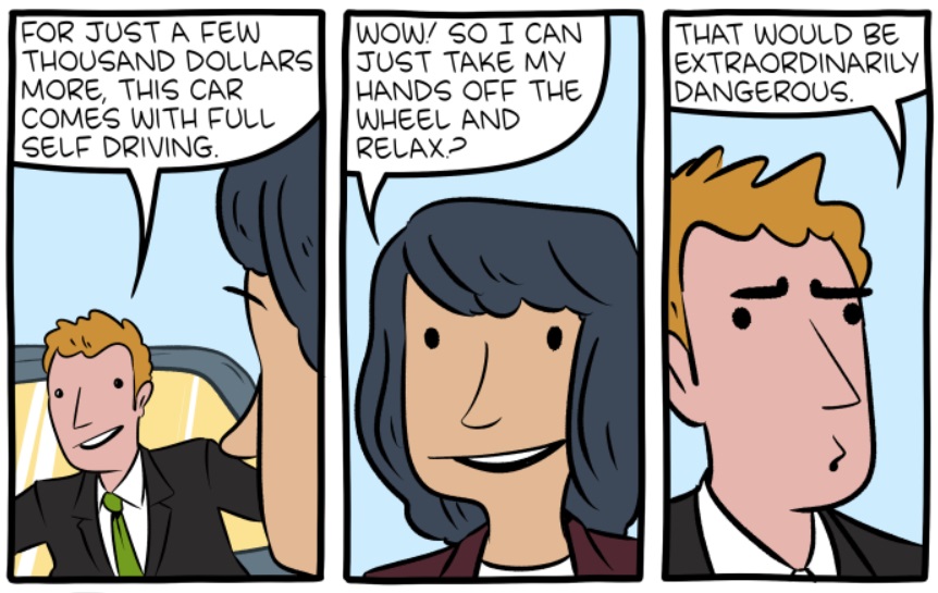 Self-driving comic