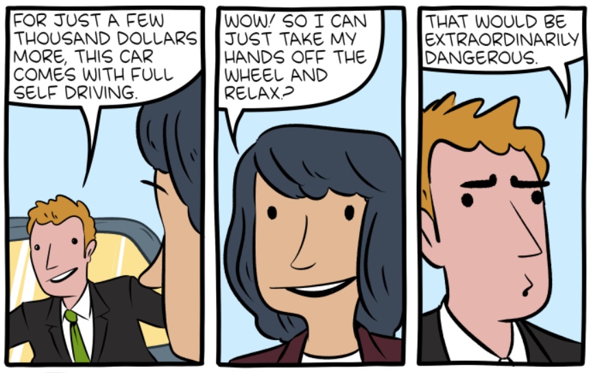 Self-driving comic