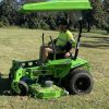 Electric ride-on lawnmower