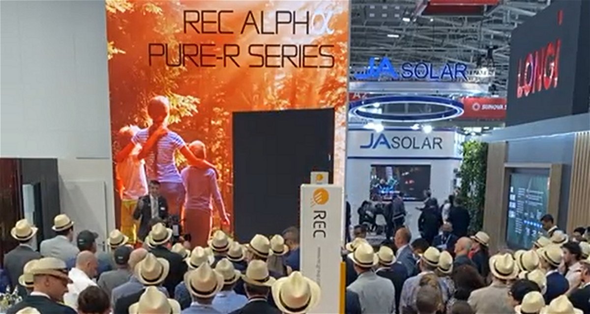 REC Alpha Pure-R Series solar panels