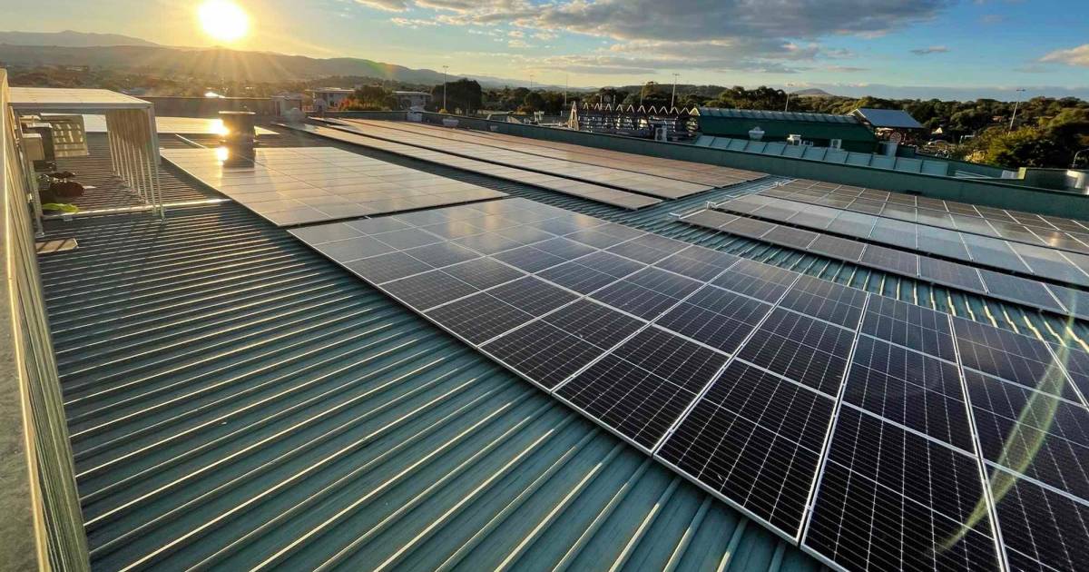 Woolworths solar power installation