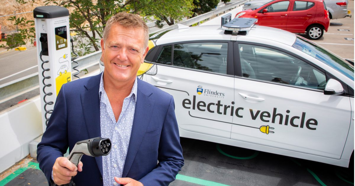 EV V2G charging trial - Flinders University