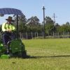 Greener mowing with solar power in Moreton Bay