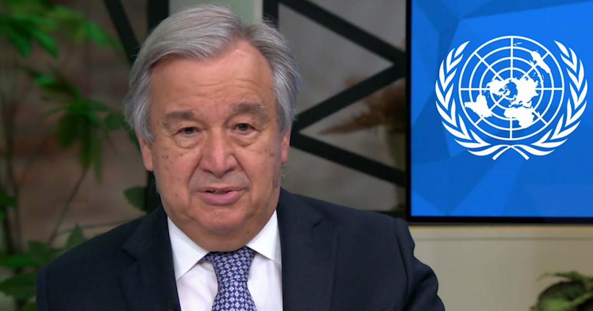 UN Secretary-General António Guterres - fossil fuels and renewable energy