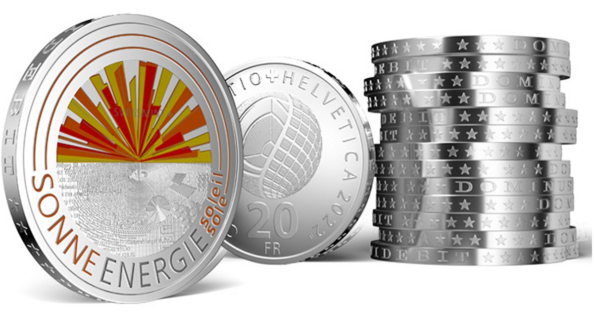 Switzerland solar coin