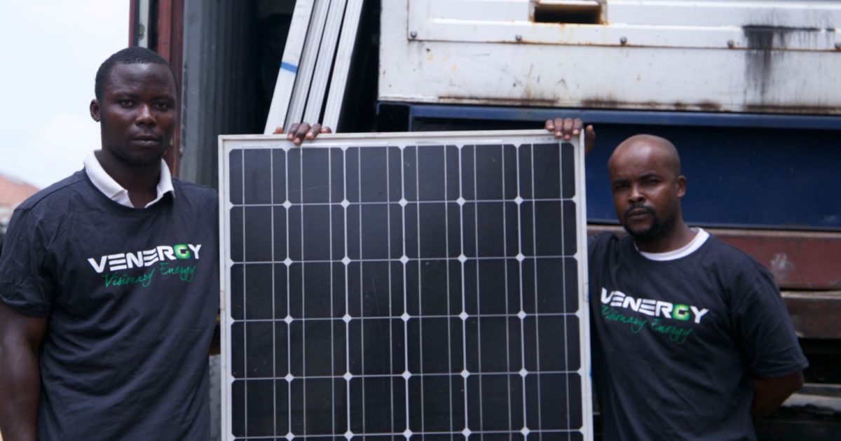 Second-hand solar panels from Australia in Africa