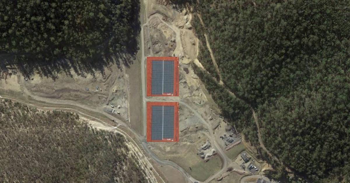 South Hobart tip solar farm