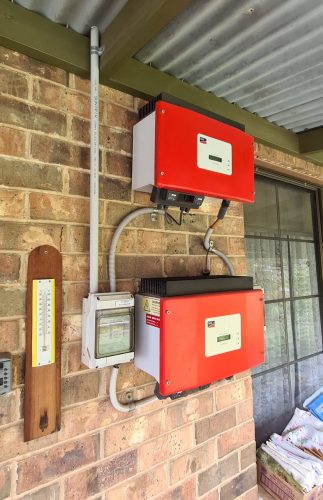 Two SMA SunnyBoy inverters