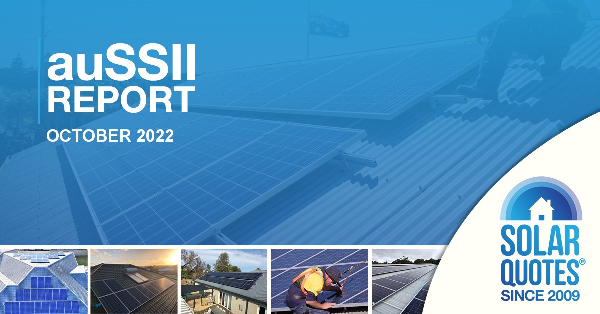 SolarQuotes auSSII report - October 2022