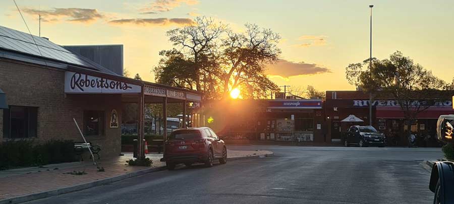 Sunset at Hay