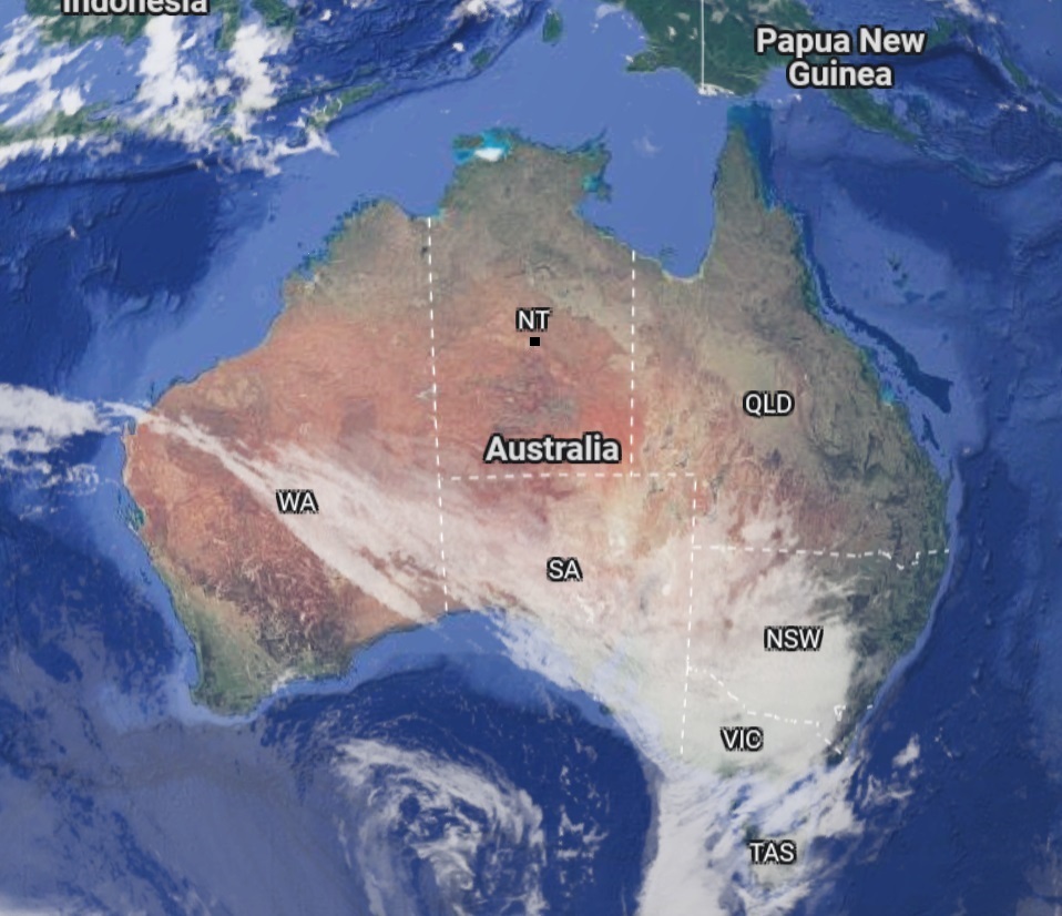 Amount of land needed for Australia to generate all its electricity from solar power.