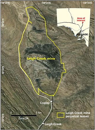 Leigh Creek coal mine 