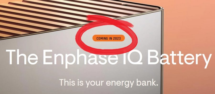 Enphase IQ battery