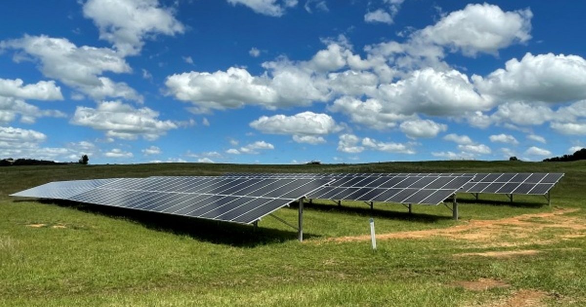 Crookwell water treatment plant solar installation