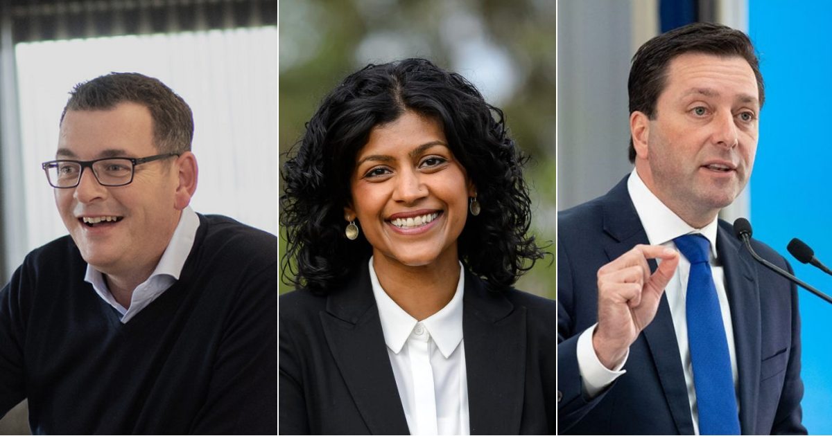 Dan Andrews, Samantha Ratnam, Matthew Guy