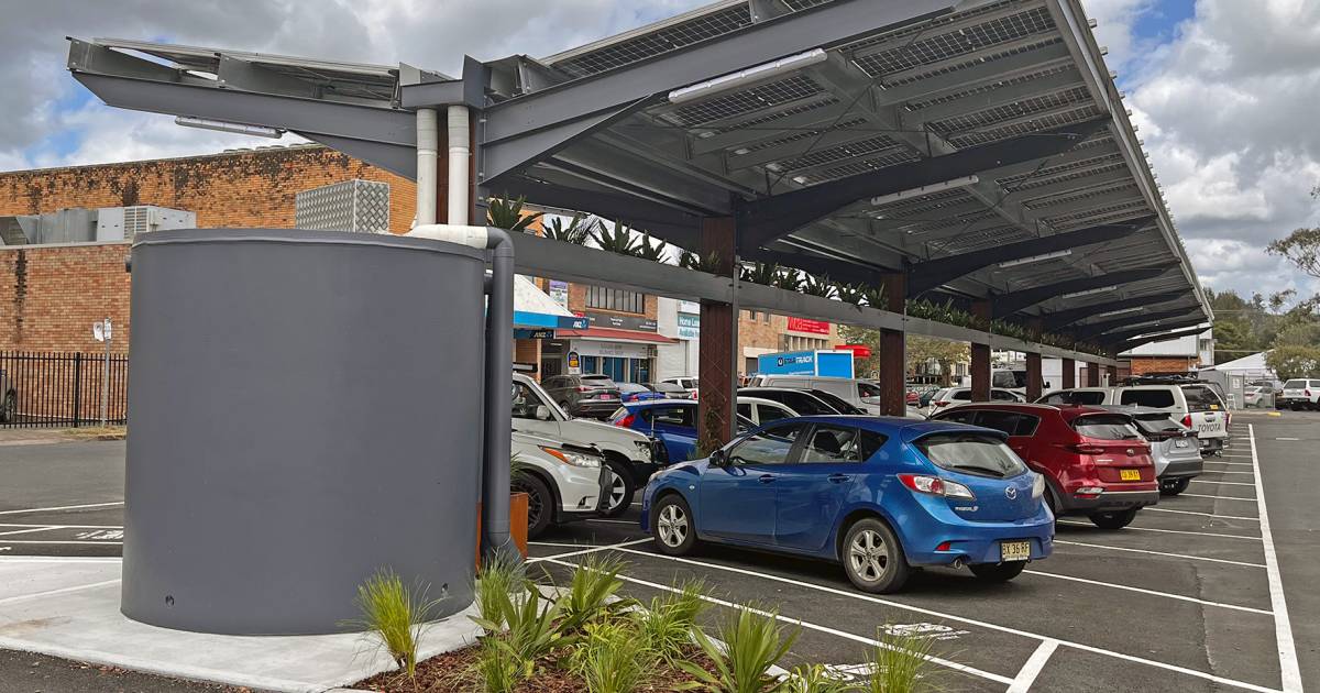 Solar carpark - Lismore, NSW