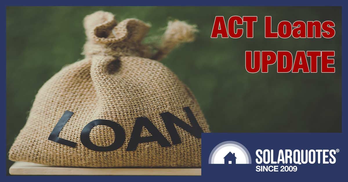 ACT Sustainable Household Scheme - zero interest loans