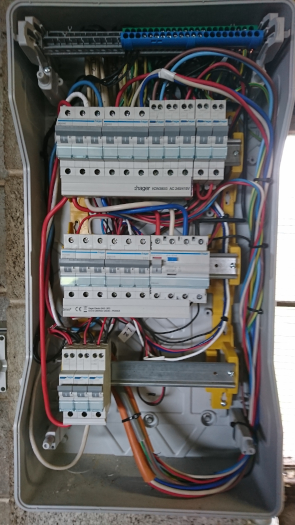 Tidy switchboard wiring