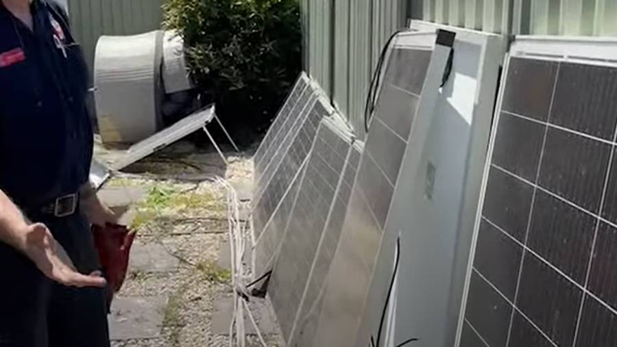 DIY solar panel installation