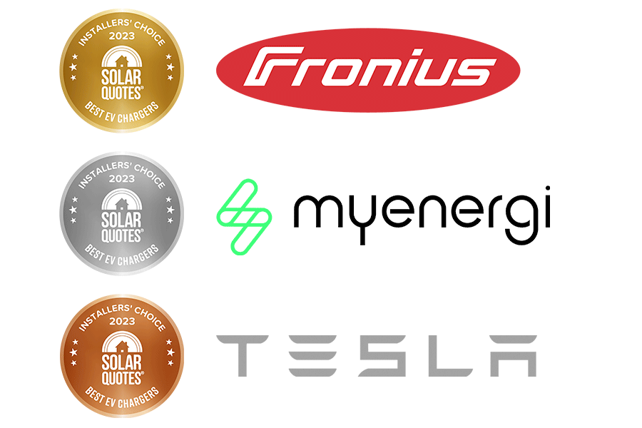 Best home EV chargers 2023 - 1st: Fronius, 2nd: Myenergi, 3rd: Tesla