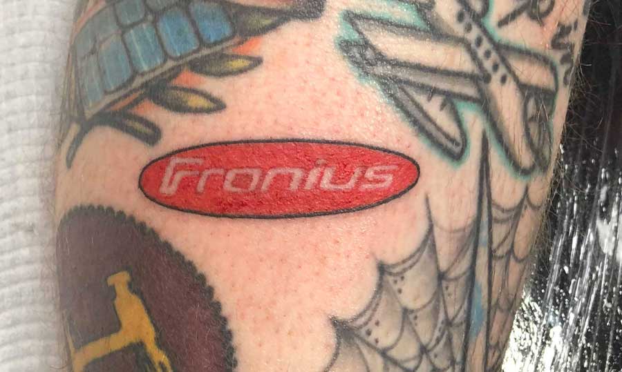 Fronius tattoo
