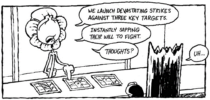 Bob the Angry Flower comic strip panel.