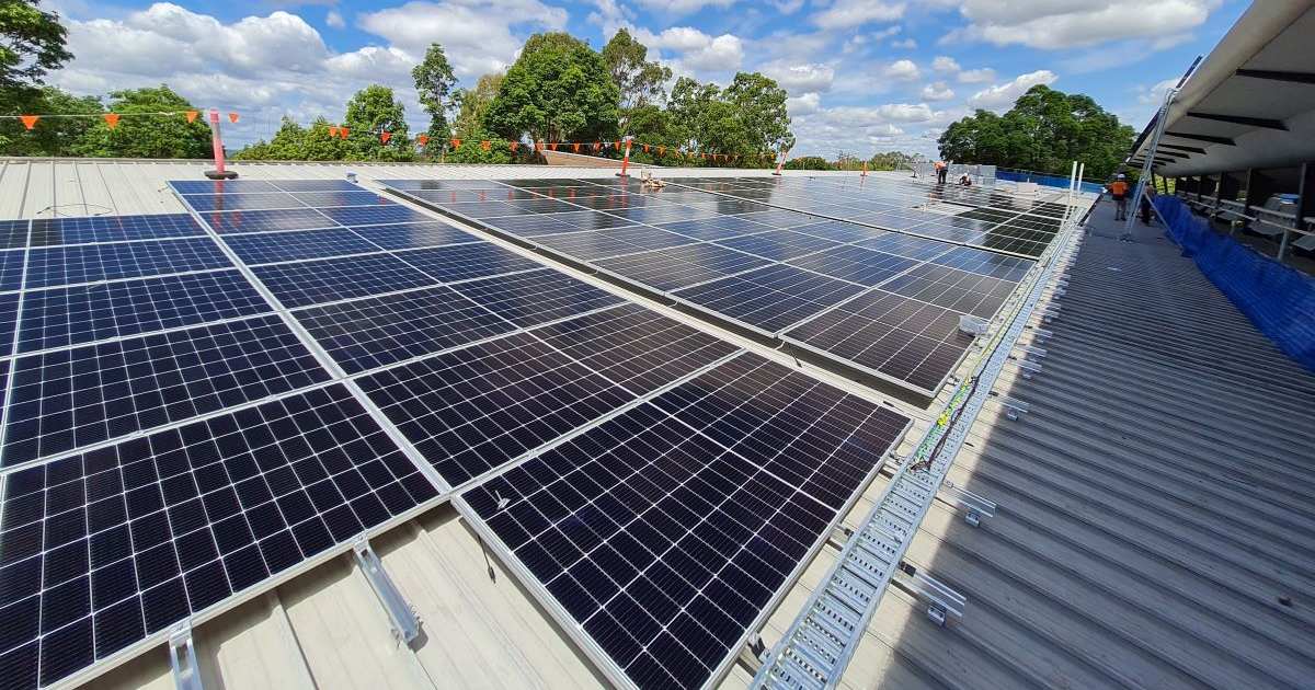 Griffith University Logan campus solar panels