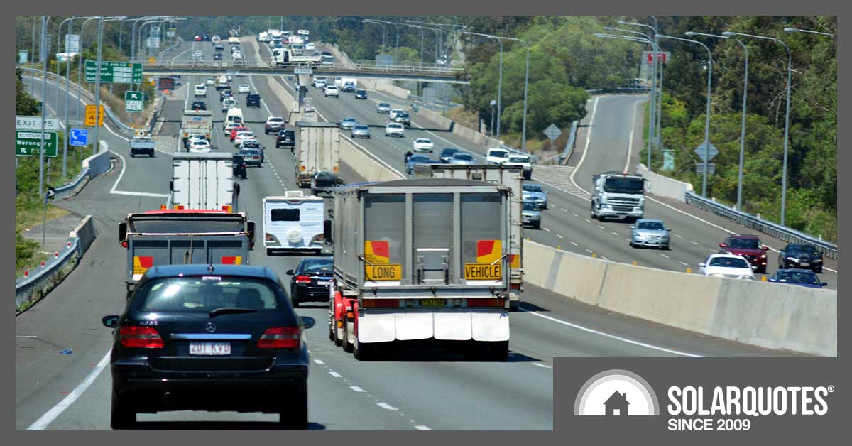 Australian traffic and trucks