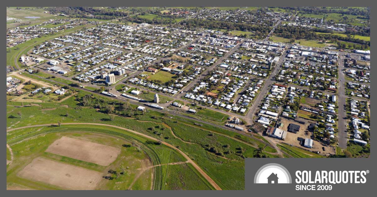 Narrabri from the air