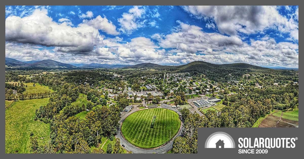 Yarra junction from the air