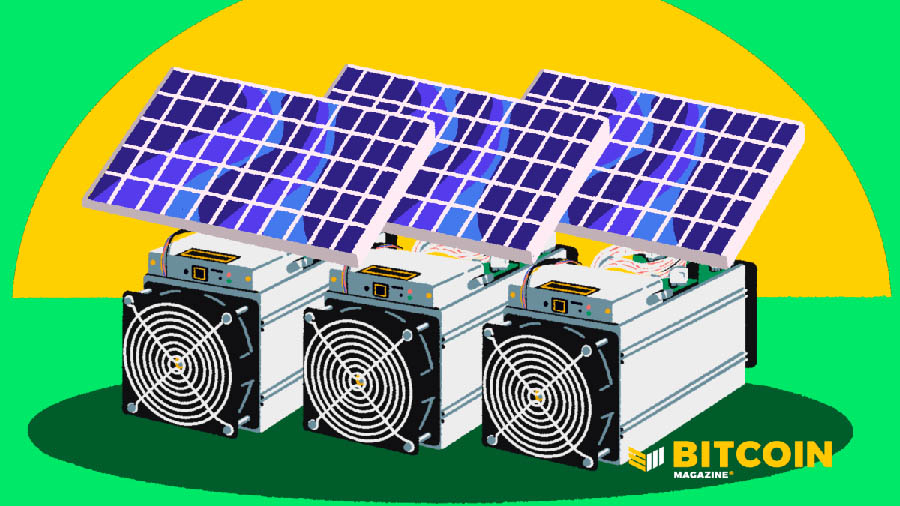 Solar crypto mining