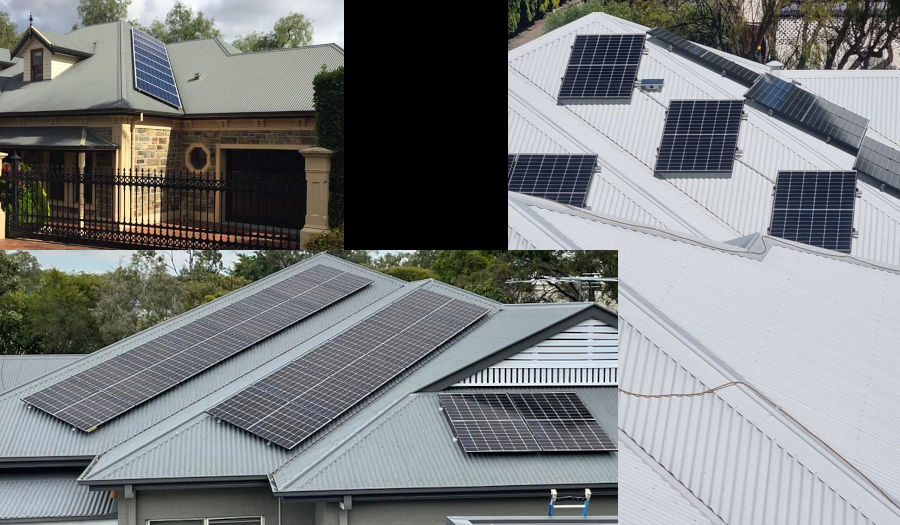 Solar panels on difficult roof designs