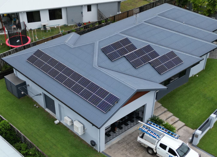 North queensland roof solar installation
