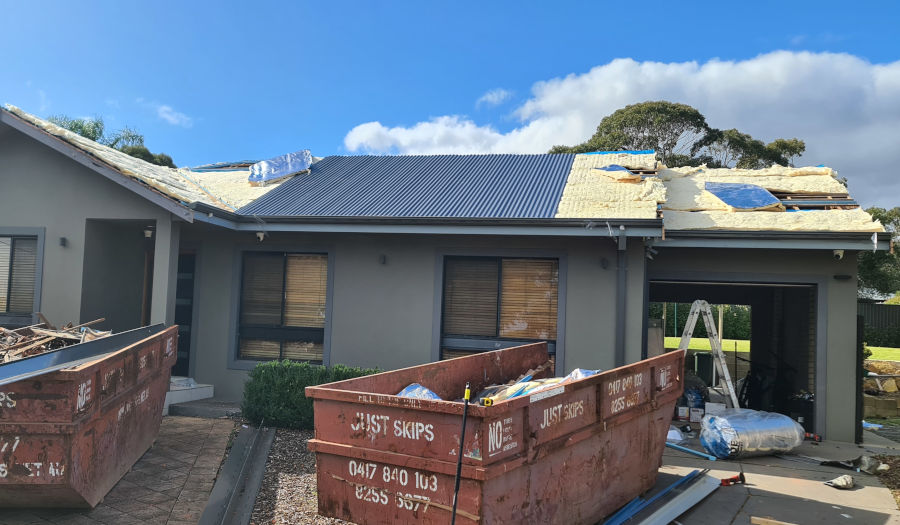 replaced tile roof